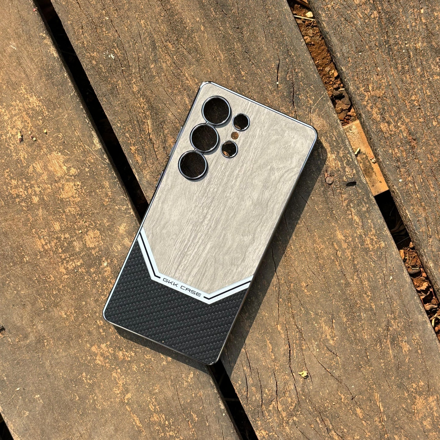 Wood Grain Case For S25 Ultra