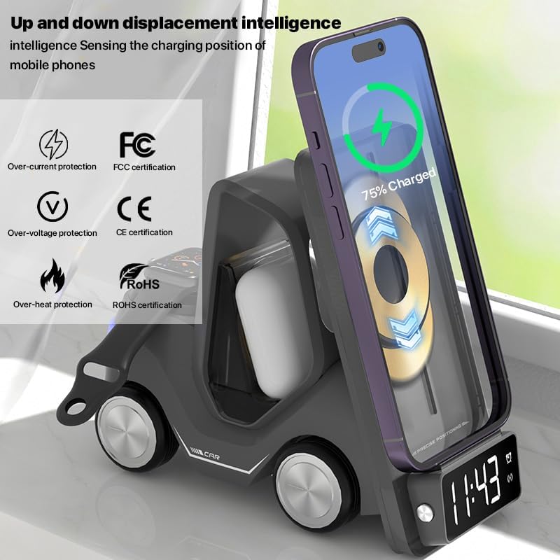 5 in 1 Wireless Charging Station / PowerDock / Powerbank