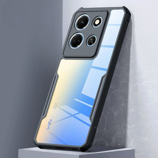 Techno/Spark/Infinix Phones Hard Platic Transparent Case By iTrustz