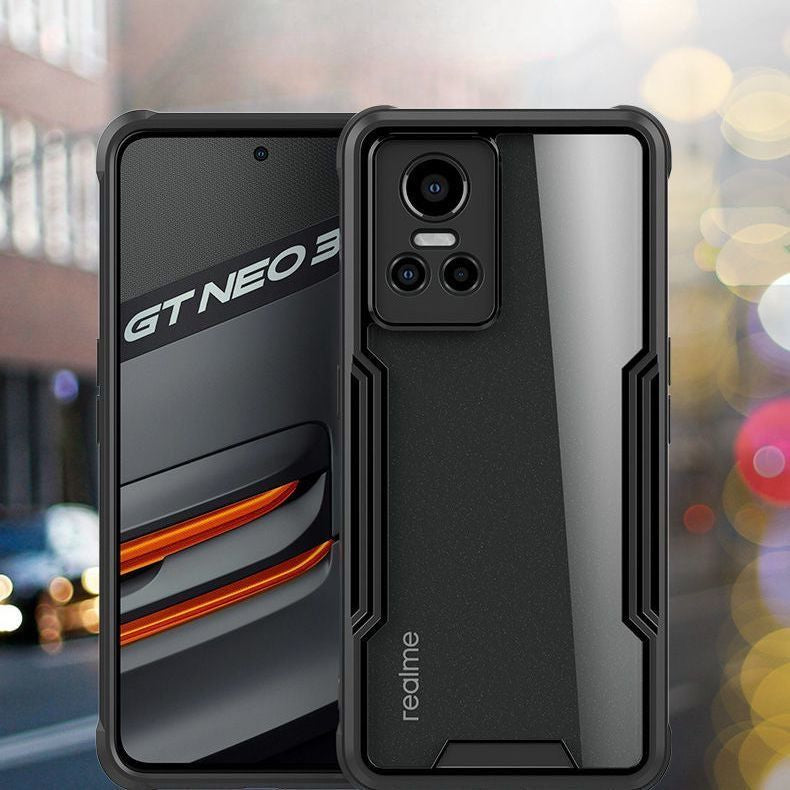 Realme Phones, Transparent Hard Plastic Clear Case By iTruustz All Models