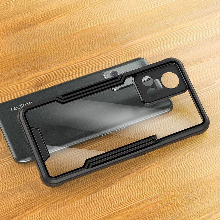 Realme Phones, Transparent Hard Plastic Clear Case By iTruustz All Models