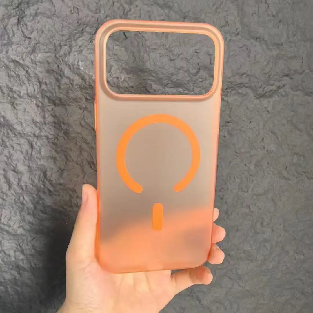 Ultra Thin Matte Gold Black Grey Clear Magnetic Phone Cases for IPhone 17 Pro Max 17Pro Hard Cover for Magsafe Light