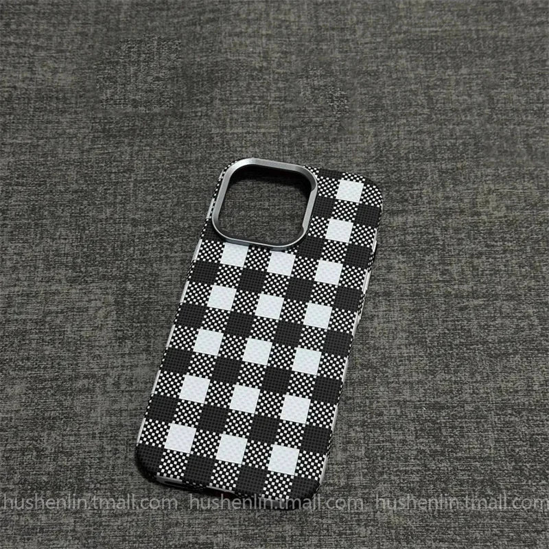 2026 New Mountain Relief Carbon Case for iPhone 16 Pro , 16 ProMax MagSafe Back Cover Hard PC Buttons Frame Protective Phone Shell