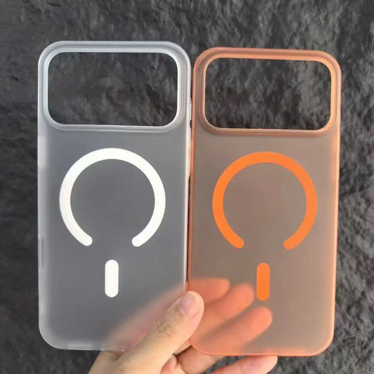 Ultra Thin Matte Gold Black Grey Clear Magnetic Phone Cases for IPhone 17 Pro Max 17Pro Hard Cover for Magsafe Light