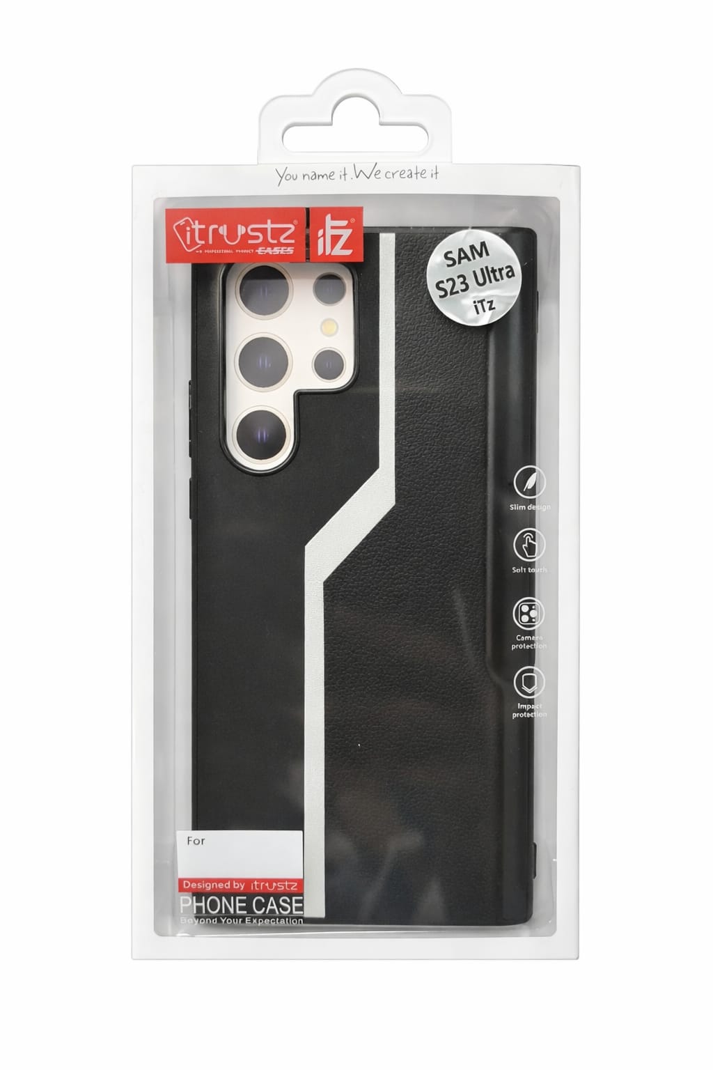 Apex Geometric Leather Case | For Samsung Galaxy S23 Ultra & S25 Ultra