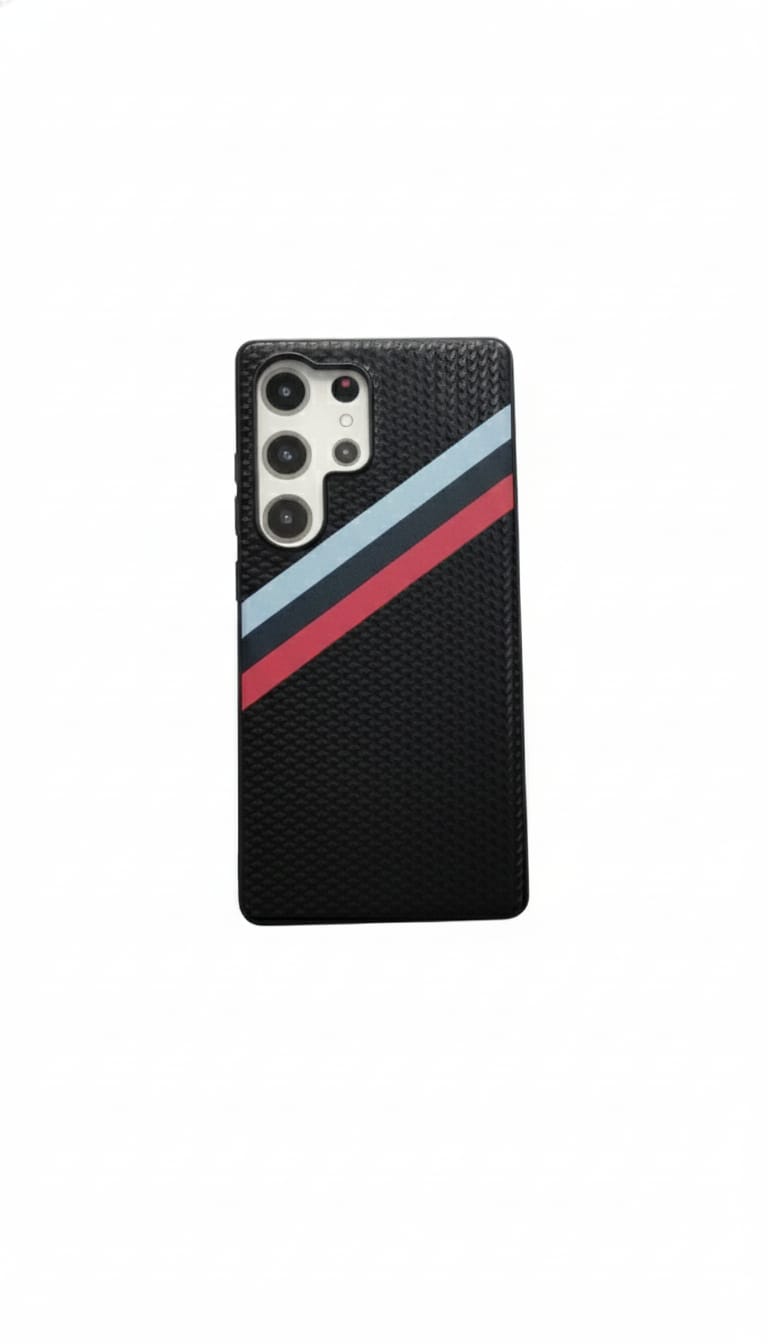 Apex Geometric Leather Case | For Samsung Galaxy S23 Ultra & S25 Ultra