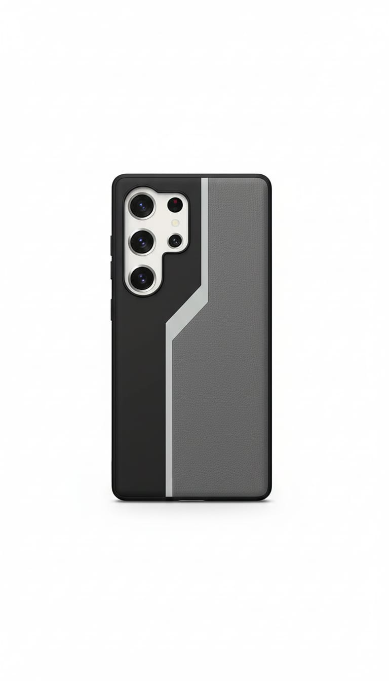 Apex Geometric Leather Case | For Samsung Galaxy S23 Ultra & S25 Ultra