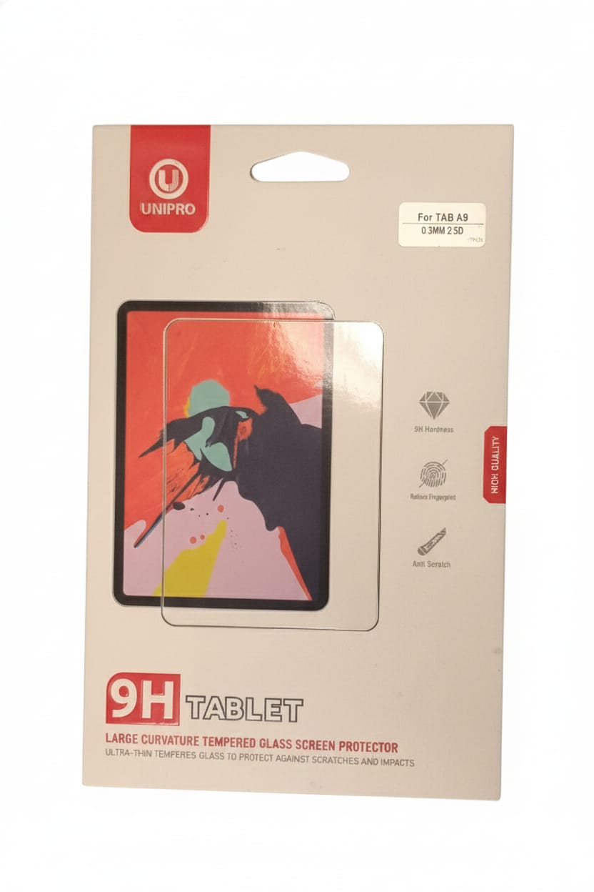 UNIPRO Ultra-Thin 9H Tempered Glass Screen Protector – Maximum Clarity & Shielding