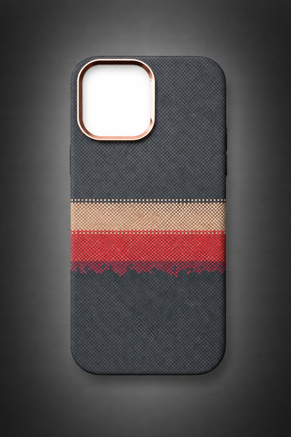 2026 New Mountain Relief Carbon Case for iPhone 16 Pro , 16 ProMax MagSafe Back Cover Hard PC Buttons Frame Protective Phone Shell