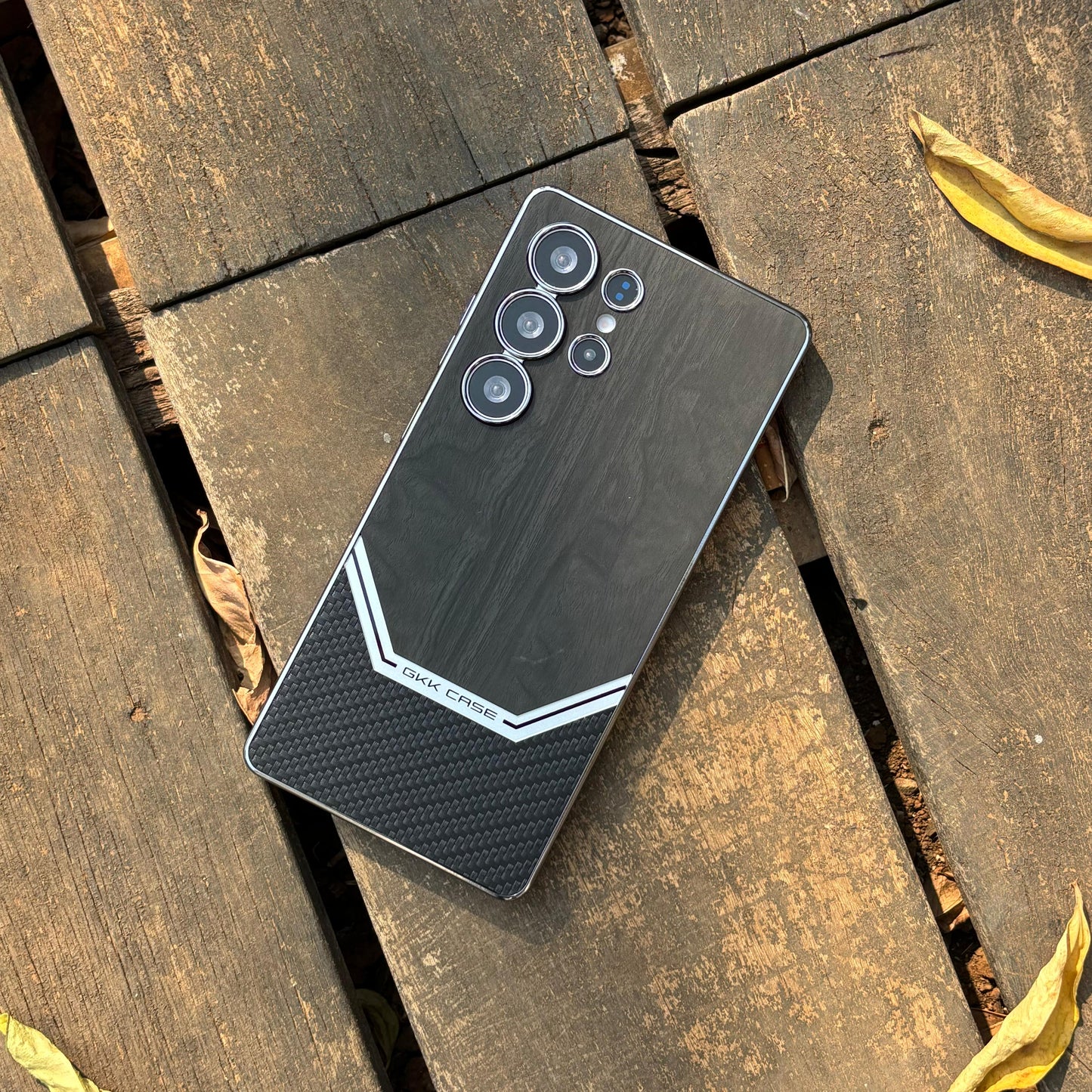 Wood Grain Case For S25 Ultra