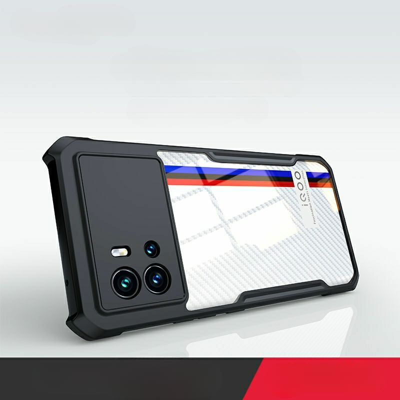 iQoo Phones, Transparent Hard Plastic Case By iTrustz